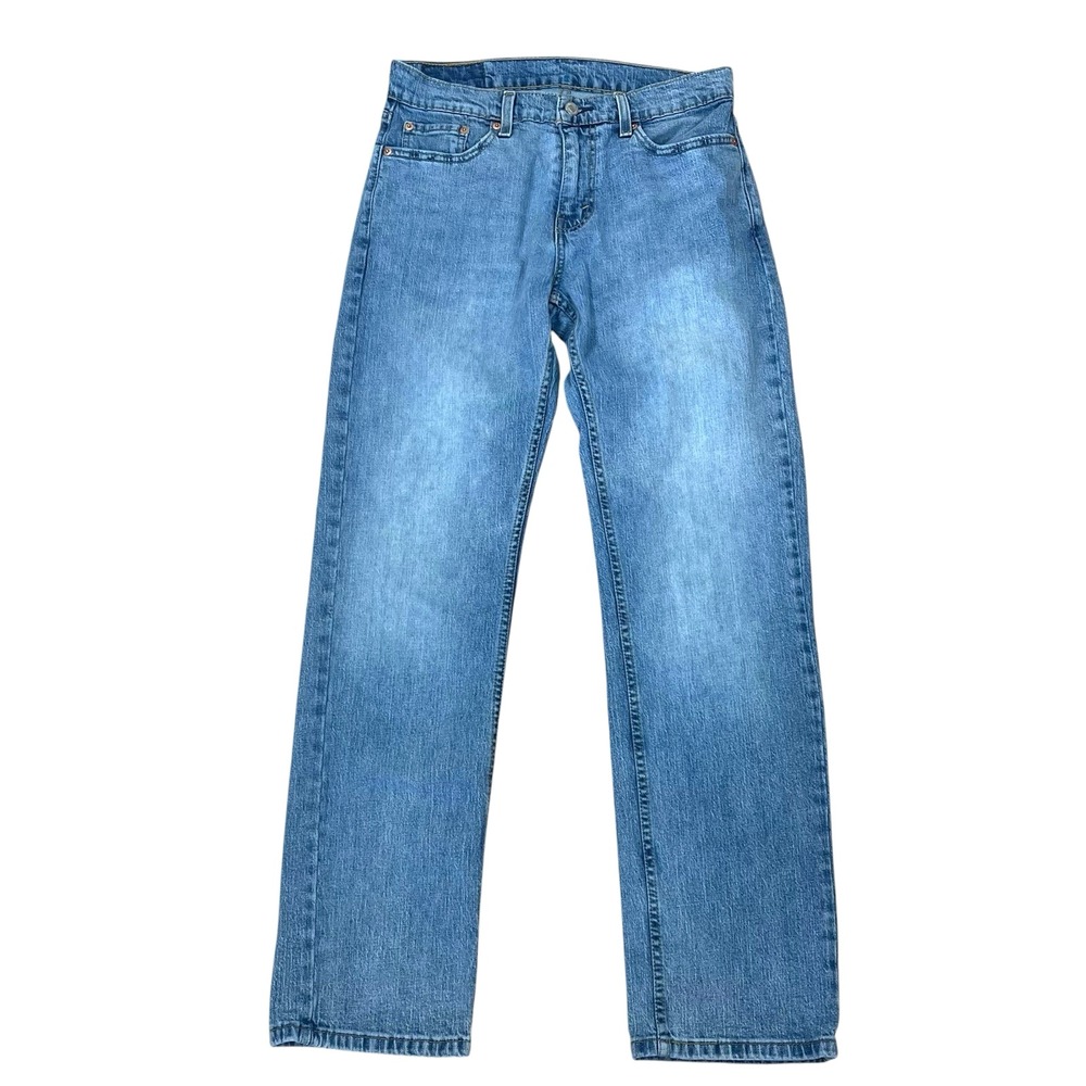 Levis 559 Relaxed Straight Jeans Mens 30x32 Light Wash Blue Cotton Blend Denim